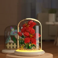 Construye y disfruta tu flor : Disfruta de una experiencia sensorial única con este juguete que se abre al ritmo de la música.